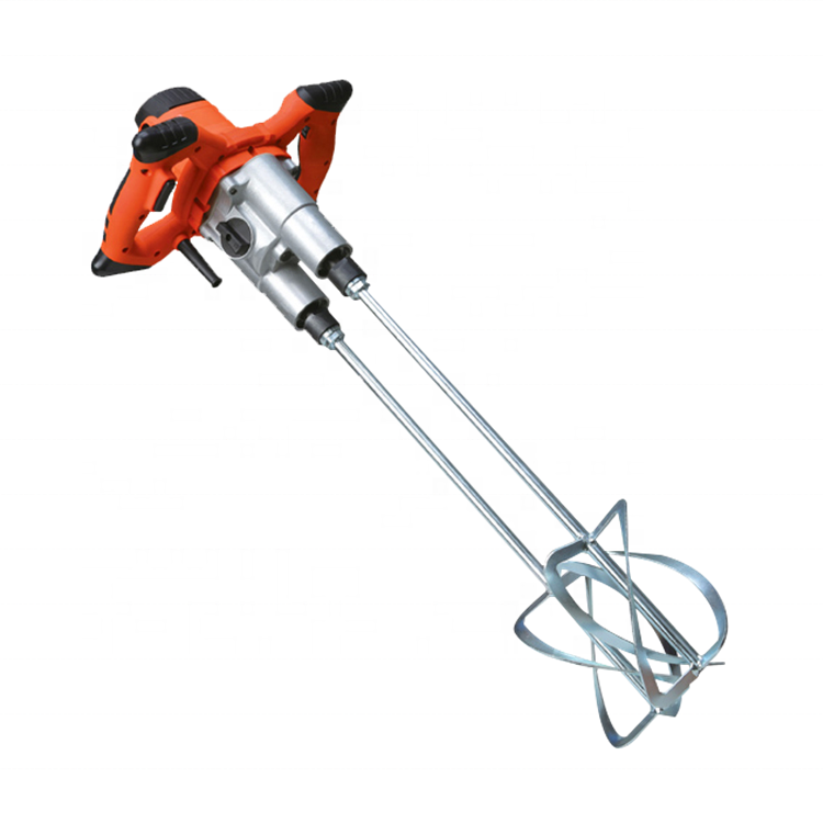 Dubbele Spoor Assen Paddle Zand Mixer Handheld Roeren Mortel Gebouw Decoratie Power Tools met Verstelbare 6-Speed