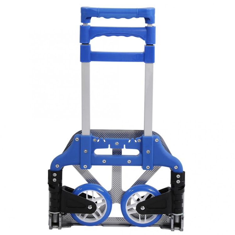 Heavy Duty draagbare 200kg capaciteit kar Multifunctionele aluminium opvouwbare steekwagen en Dolly Trolley voor reizen winkelen