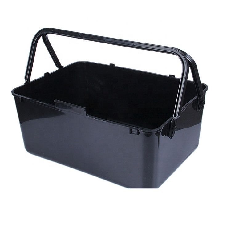 Rechthoekige 9 Inch PP HDPE LDPE Plastic Verf Kan Emmer Schimmel Verf Caddy Verf Emmer Ontwerp