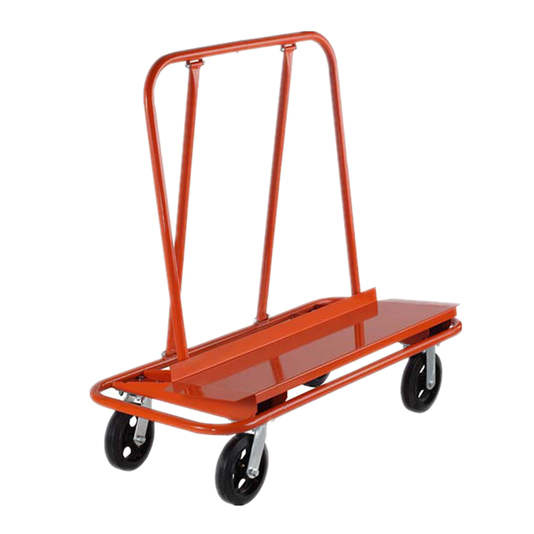 Gipsplatenwagen Dolly Handling Sheetrock Sheet Panel Service Multiplex Board Trolley Professionele 2000LBS Nieuw verplaatste houten vrachtwagen